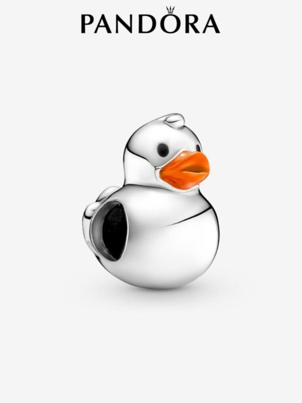 Pandora Polished Rubber Duck Charm